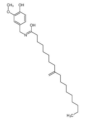 N-[(4-hydroxy-3-methoxyphenyl)methyl]-9-methylideneoctadecanamide_96513-72-3