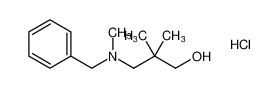 1-Propanol, 2,2-dimethyl-3-[methyl(phenylmethyl)amino]-, hydrochloride_96516-27-7