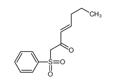 1-(benzenesulfonyl)hept-3-en-2-one_96530-28-8