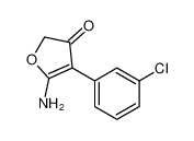 3(2H)-Furanone, 5-amino-4-(3-chlorophenyl)-_96541-91-2