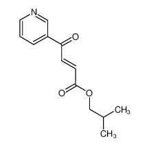 (E)-4-Oxo-4-pyridin-3-yl-but-2-enoic acid isobutyl ester_96546-56-4