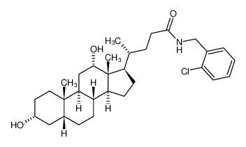 (R)-N-(2-chlorobenzyl)-4-((3R,5R,8R,9S,10S,12S,13R,14S,17R)-3,12-dihydroxy-10,13-dimethylhexadecahydro-1H-cyclopenta[a]phenanthren-17-yl)pentanamide_96551-59-6