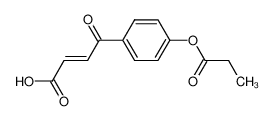 (E)-4-Oxo-4-(4-propionyloxy-phenyl)-but-2-enoic acid_96567-79-2