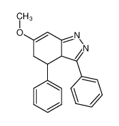 6-Methoxy-3,4-diphenyl-4,5-dihydro-3aH-indazole_96570-15-9