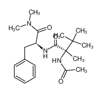 N2-((R)-N2-acetyl-2,3-dimethylvalyl)-L-phenylalanine dimethylamide_96574-40-2