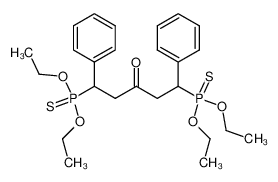 1.5-Bis-(di-O-aethyl-thiophosphono)-1.5-diphenyl-pentanon-(3)_96580-31-3