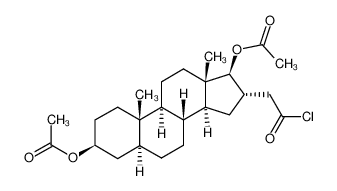 3β.17β-Diacetoxy-16α-chlorcarbonylmethyl-5α-androstan_96580-81-3