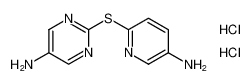 2-((5-aminopyridin-2-yl)thio)pyrimidin-5-amine dihydrochloride_96592-15-3