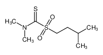 Methanethioamide, N,N-dimethyl-1-[(3-methylbutyl)sulfonyl]-_96598-92-4