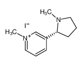 (R)-1-methyl-3-(1-methylpyrrolidin-2-yl)pyridin-1-ium iodide_96600-45-2