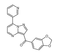 benzo[d][1,3]dioxol-5-yl(7-(pyridin-3-yl)pyrazolo[1,5-a]pyrimidin-3-yl)methanone_96605-30-0