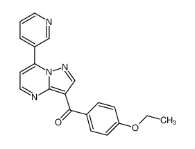 (4-ethoxyphenyl)(7-(pyridin-3-yl)pyrazolo[1,5-a]pyrimidin-3-yl)methanone_96605-32-2