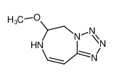 5,6-dihydro-6-methoxy-7H-tetrazolo(1,5-d)(1,4)diazepine_96609-75-5