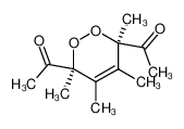 1-((3R,6S)-6-Acetyl-3,4,5,6-tetramethyl-3,6-dihydro-[1,2]dioxin-3-yl)-ethanone_96616-72-7