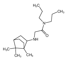 N,N-Dipropyl-2-(1,7,7-trimethyl-bicyclo[2.2.1]hept-2-ylamino)-acetamide_96618-21-2