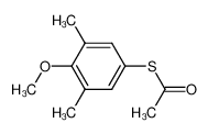 Thioessigsaeure-S-(4-methoxy-3,5-dimethyl-phenyl)-ester_96620-83-6