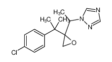 1-(1-(2-(2-(4-chlorophenyl)propan-2-yl)oxiran-2-yl)ethyl)-1H-1,2,4-triazole_96622-17-2