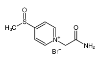 Pyridinium, 1-(2-amino-2-oxoethyl)-4-(methylsulfinyl)-, bromide_96628-74-9
