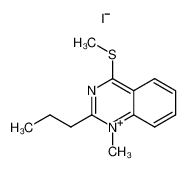1-methyl-4-methylthio-2-propylquinazolinium iodide_96641-98-4