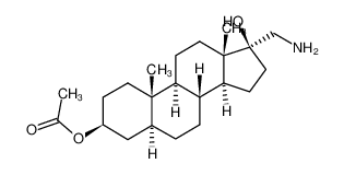 20-amino-3β-acetoxy-21-nor-5α.17βH-pregnanol-(17)_96646-37-6
