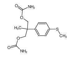 1-Carbamoyloxy-2-carbamoyloxymethyl-2-(4-methylmercapto-phenyl)-propan_96651-90-0
