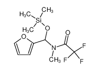 2,2,2-Trifluoro-N-(furan-2-yl-trimethylsilanyloxy-methyl)-N-methyl-acetamide_96657-87-3