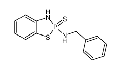 Benzyl-(2-thioxo-2,3-dihydro-2λ5-benzo[1,3,2]thiazaphosphol-2-yl)-amine_96659-07-3