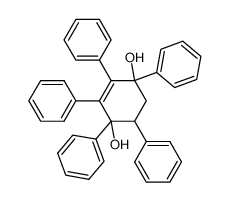 3,6-Dihydroxy-1,2,3,4,6-pentaphenyl-cyclohexen-(1)_96672-63-8