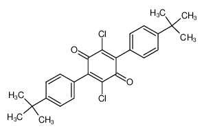 2,5-Dichlor-3,6-bis-(4-t-butyl-phenyl)-1,4-benzochinon_96675-09-1