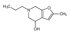 Furo[2,3-c]pyridin-4-ol, 4,5,6,7-tetrahydro-2-methyl-6-propyl-_96684-00-3
