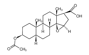 3β-acetoxy-14,15β-epoxy-5β,14β-androstane-17β-carboxylic acid_96687-01-3