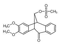 (5R,10R,12S)-7,8-dimethoxy-11-oxo-10,11-dihydro-5H-5,10-methanodibenzo[a,d][7]annulen-12-yl methanesulfonate_96690-17-4