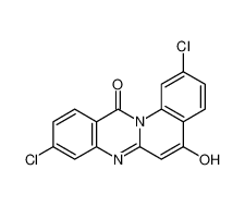 12H-Quino[2,1-b]quinazolin-12-one, 2,9-dichloro-5-hydroxy-_96692-29-4