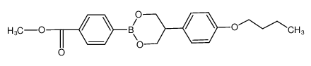 2-(4-(methoxycarbonyl)phenyl)-5-(4-butoxyphenyl)-1,3,2-dioxaborinane_96693-11-7