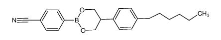 2-(4-cyanophenyl)-5-(4-hexylphenyl)-1,3,2-dioxaborinane_96693-17-3