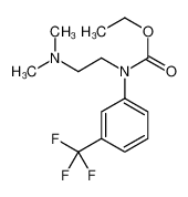 ethyl N-[2-(dimethylamino)ethyl]-N-[3-(trifluoromethyl)phenyl]carbamate,hydrochloride_967-48-6