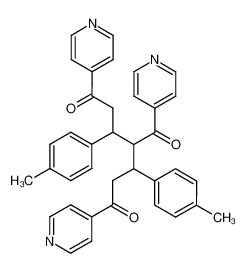 4-isonicotinoyl-1,7-di-pyridin-4-yl-3,5-di-p-tolyl-heptane-1,7-dione_96710-45-1