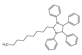 2-nonyl-1,3,4,5-tetraphenyl-imidazolidine_96711-72-7