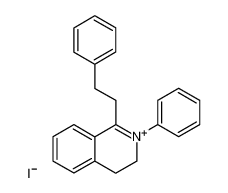 1-Phenethyl-2-phenyl-3,4-dihydro-isoquinolinium; iodide_96719-83-4