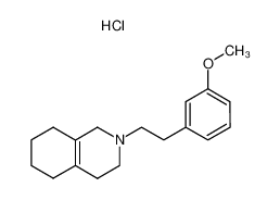 2-[2-(3-Methoxy-phenyl)-ethyl]-1,2,3,4,5,6,7,8-octahydro-isoquinoline; hydrochloride_96719-96-9