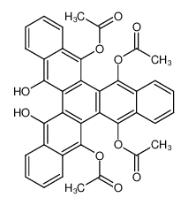 Acetic acid 6,17,18-triacetoxy-11,12-dihydroxy-trinaphthylen-5-yl ester_96722-06-4