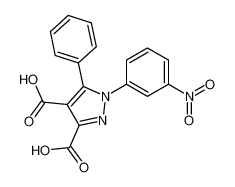 1-(3-nitrophenyl)-5-phenylpyrazole-3,4-dicarboxylic acid_96723-10-3