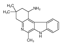 3,3,6-trimethyl-1,2,4,7-tetrahydroindolo[2,3-c]quinolin-1-amine_96725-25-6