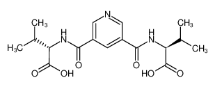 N,N'-bis((1S)-1-carboxy-2-methylpropyl)-3,5-bis(aminocarbonyl)pyridine_96746-62-2