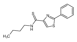 2-phenyl-thiazole-4-carbothioic acid butylamide_96748-83-3
