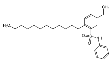 2-Dodecyl-5-ethyl-N-phenyl-benzenesulfonamide_96764-61-3