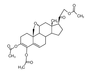 3,4,21-Triacetoxy-11β,19-epoxy-20-oxo-pregnadien-(3,5)_96767-90-7