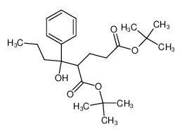 5-Hydroxy-5-phenyl-4-tert.-butyloxycarbonyl-octansaeure-tert.-butylester_96768-81-9