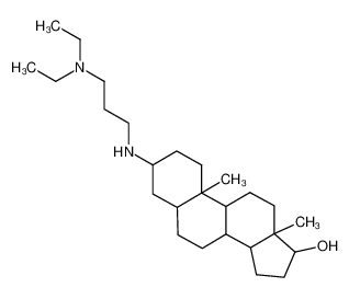 3-(3-Diethylamino-propylamino)-10,13-dimethyl-hexadecahydro-cyclopenta[a]phenanthren-17-ol_96770-41-1