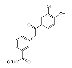 3-carboxy-1-(3',4'-dihydroxyphenacyl)-pyridinium chloride_96776-03-3
